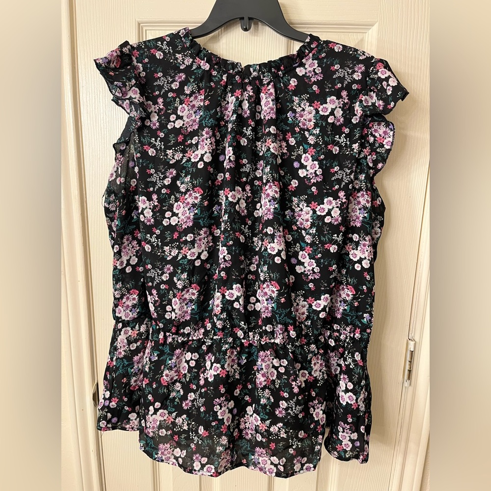 Shirt sleeve blouse